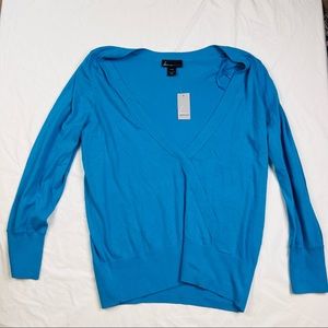 Lane Bryant Women's Ladies Light Open Front Sweater 18/20 Ocean Blue NWT L050622